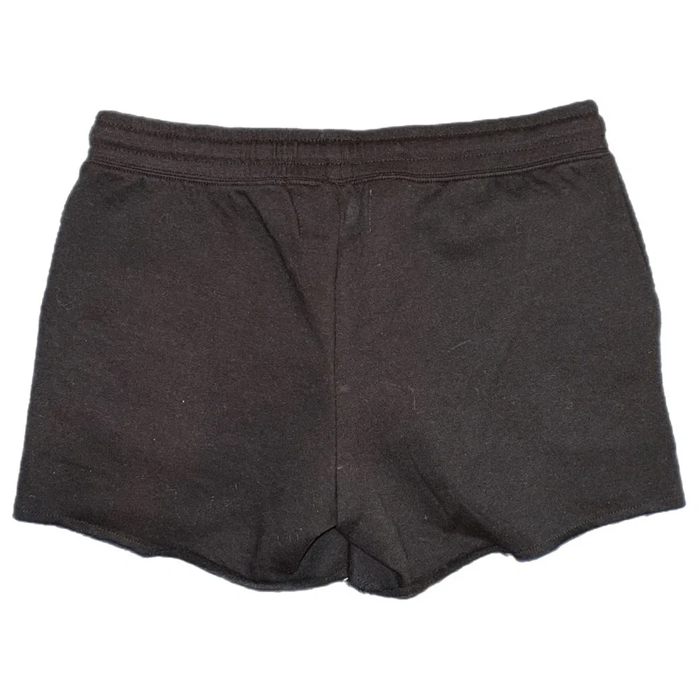 Lace-Up Sweatshorts With Camo Peace Sign Patch
